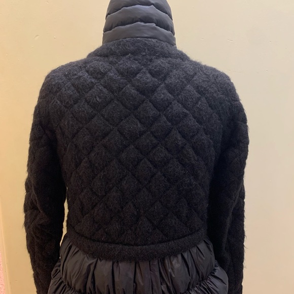 Auth Moncler Gaufre Giubbotto real down feathers wool stylish classy warm jacket - Picture 3 of 14